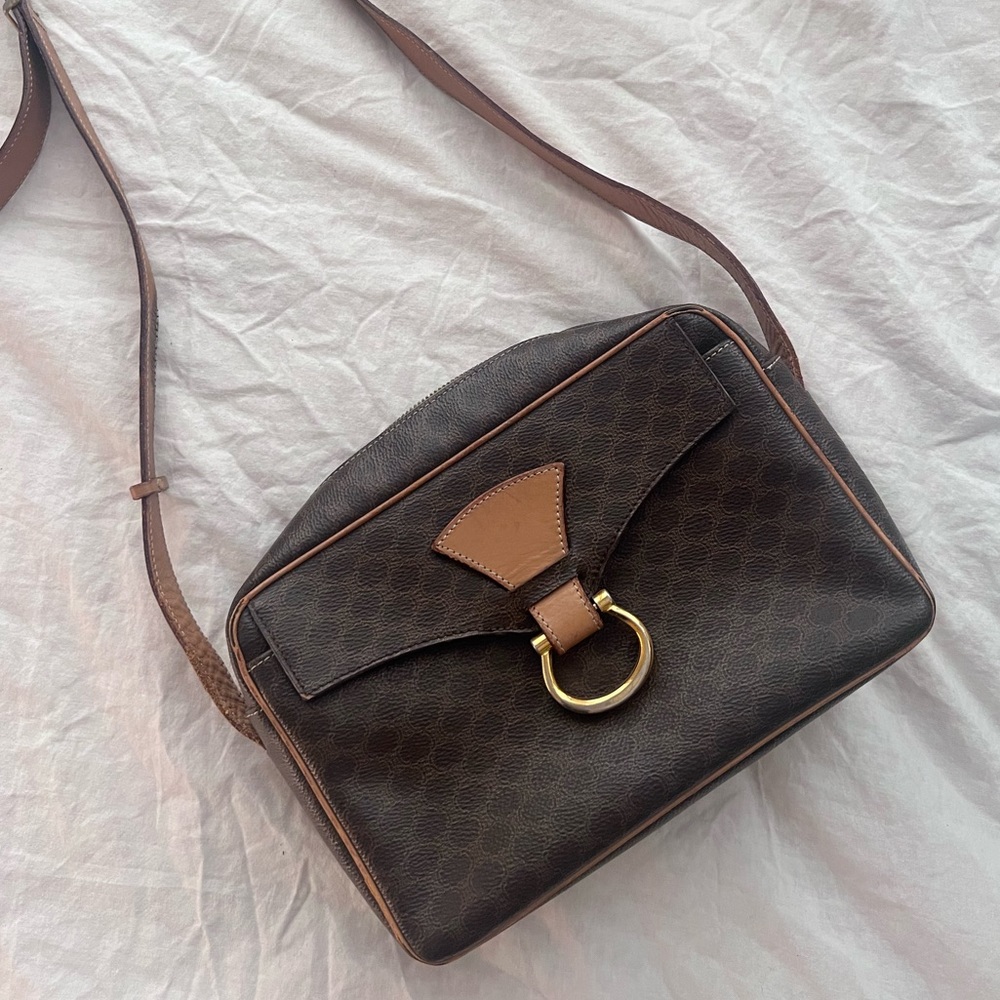 Celine Triomphe Macadam Camera bag